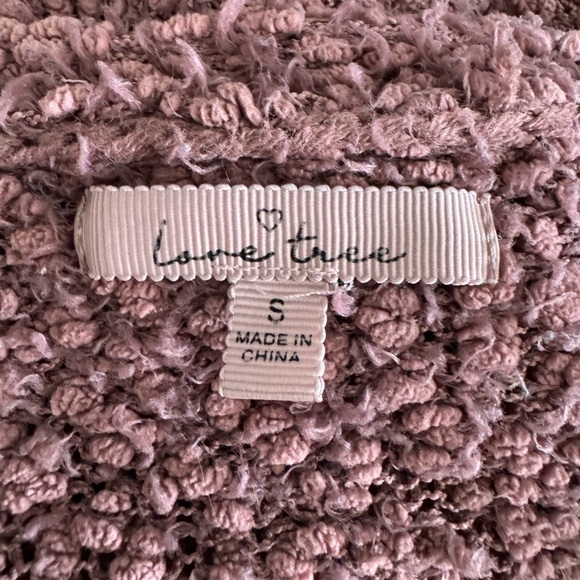 LOVE TREE Women’s Coral Long Sleeve Open Front Pockets Cardigan-Size SMALL - Picture 8 of 8